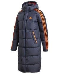 adidas - 3St Long Coat Outdoor Sports Detachable Hooded Down Jacket - Lyst