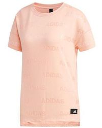 adidas - (Wmns) Sports Stylish Round Neck Short Sleeve - Lyst