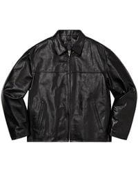 Supreme - X Yohji Yamamoto Leather Work Jacket - Lyst