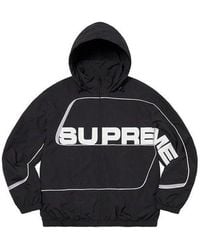 Supreme - S Paneled Track Jacket Whtie' - Lyst