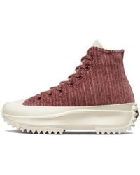 Converse - Run Star Hike Platform High 'Striped Knit' - Lyst