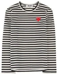 COMME DES GARÇONS PLAY - (Wmns) Striped Long Sleeves Tee - Lyst
