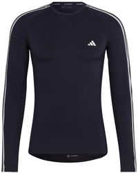 adidas - Tf 3s Ls Tee Long Sleeve T-shirt - Lyst