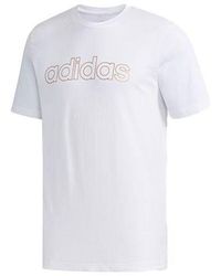 adidas - M Ess Br Tee Sports Stylish Round Neck Short Sleeve - Lyst