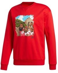 adidas - Beijing Crew Round Neck Long Sleeves Pullover - Lyst
