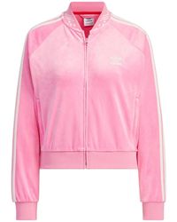 adidas - (Wmns) Originals Velour Sst Track Suit Track Top Asia Sizing - Lyst