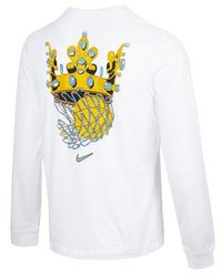 Nike - Lebron Sfg Basketball Sports Printing Round Neck Long Sleeves T-Shirt - Lyst