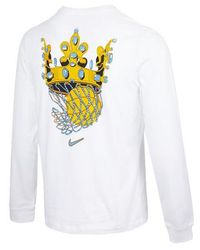 Nike - Lebron Sfg Basketball Sports Printing Round Neck Long Sleeves T-shirt - Lyst
