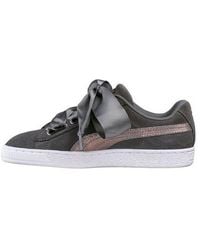 PUMA - (Wmns) Suede Heart Lunalux 'Smoked Pearl' - Lyst