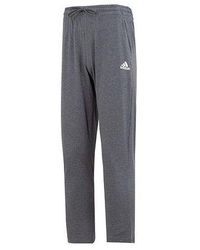 adidas - Essentials Single Jersey Tapered Open Hem Pants - Lyst