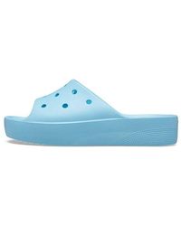 Crocs™ - (Wmns) Classic Platform Slide 'Arctic' - Lyst