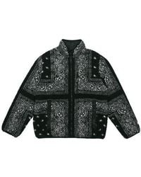 Supreme - Reversible Bandana Fleece Jacket - Lyst