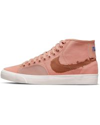 Nike - Blazer Court Mid Premium Sb 'Rose Whisper Burnt Sienna' - Lyst