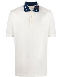 Gucci - Interlock G Short Sleeve Polo - Lyst