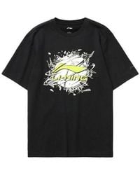 Li-ning - Hoops Graphic Loose Fit T-Shirt - Lyst