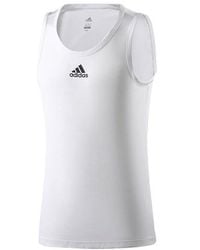 adidas - Printing Logo Basketball Sports Vest - Lyst
