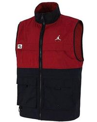 Nike - Casual Alphabet Printing Zipper Splicing Vest - Lyst