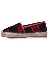 Gucci - (Wmns) Gucc Espadrilles Terry Cloth Gg Monogram - Lyst
