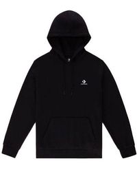Converse - Embroidered Star Chevron French Terry Pullover Hoodie - Lyst