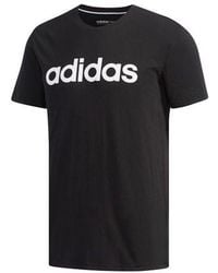 adidas - Neo Alphabet Logo Short Sleeve - Lyst