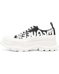 McQueen - (Wmns) Tread Slick Low Lace Up Graffiti Shoes - Lyst