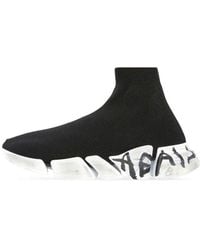 Balenciaga - (Wmns) Speed 2.0 Graffiti Sneakers Recycled Knit And Sole Unit' - Lyst