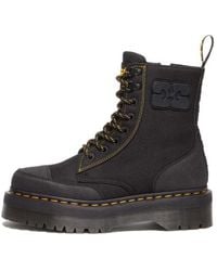 Dr. Martens - Dr.Martens X Ganni Jadon Nylon Platform Boots - Lyst