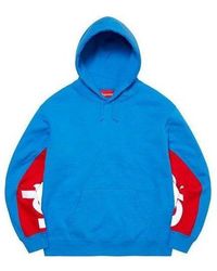 Supreme - Cropped Panels Hooded Sweatshirt - Lyst