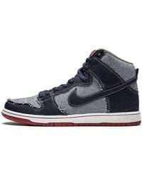 Nike - Sb Dunk High Qs "Reese Forbes Denim" Sneakers - Lyst