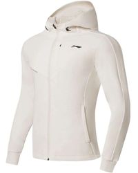 Li-ning - Training Logo Printing Jacket 'Cream' - Lyst