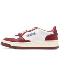 Autry - (Wmns) Medalist Low Bicolor Burgundy' - Lyst