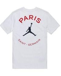 Nike - Paris Saint-Germain Logo Printing Sports Round Neck Short Sleeve - Lyst