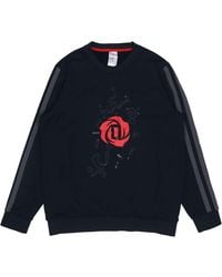 adidas - Rose Crew Printing Fleece Lined Stay Warm Sports Round Neck Pullover - Lyst