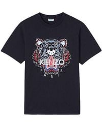 KENZO - Tiger Head T-Shirt - Lyst
