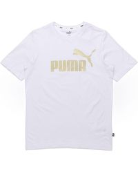 PUMA - Printed Short Sleeve T-Shirt - Lyst
