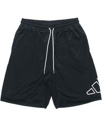 adidas - Big Logo Short Basketball Game Sports Shorts - Lyst