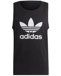 adidas - Adicolor Classics Trefoil Tank Top - Lyst