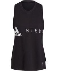 adidas - (Wmns) By Stella Mccartney Sportswear Logo Tank Top - Lyst