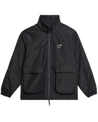 adidas - Originals X Human Made Crossover Embroidered Logo Stand Collar Jacket - Lyst