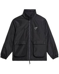 adidas - Originals X Human Made Crossover Embroidered Logo Stand Collar Jacket - Lyst