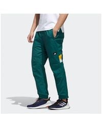 adidas - Ub Pnt Double Logo Colorblock Casual Sports Pants Forest - Lyst
