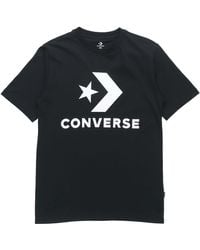 Converse - Alphabet Logo Printing Round Neck Short Sleeve - Lyst