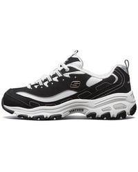 Skechers - (Wmns) D'Lites Sports Shoes Gs Blackwhite - Lyst