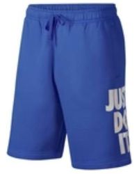 Nike Just Do It Washed Shorts in Gray for Men Lyst
