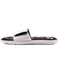 Under Armour - Ignite 6 Graphic Strap Slide - Lyst