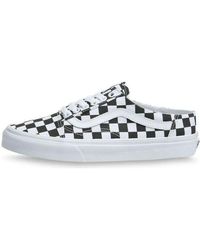 Vans - Checkerboard Old Skool Mule Chessboard - Lyst
