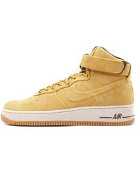 Nike - Air Force 1 High Prm Qs 'Haystack' - Lyst
