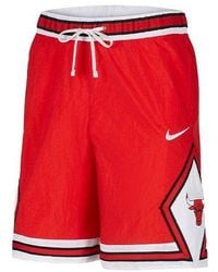 Nike - Chicago Bulls Courtside Heritage Nba Casual Sports Logo Printing Basketball Shorts - Lyst