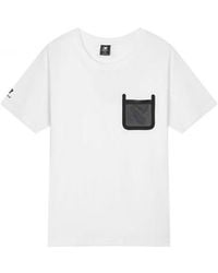 New Balance - Contrasting Colors Pocket Round Neck Pullover Short Sleeve T-Shirt - Lyst