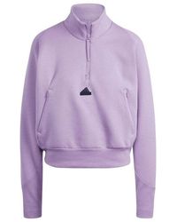 adidas - (Wmns) Zne Quarter-Zip Track Jacket Asia Sizing - Lyst